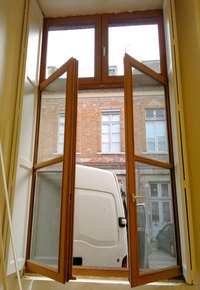 fenêtre bois avec impost à Toulouse