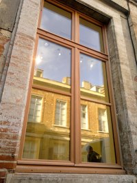 fenêtre bois  2 vantaux avec impost à Toulouse Croix Baragnon