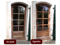 remplacement d'une porte d'entrée bois, isolation maison à Mirepoix-sur-Tarn