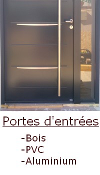 Porte entrée Aluminium PVC bois RGE Toulouse